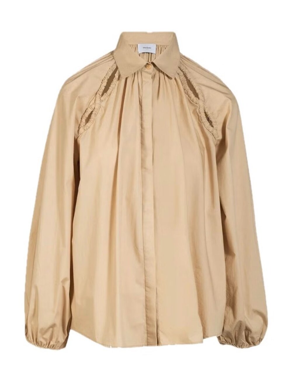 Merlette "Tiana" Cotton Top in Beige, size Small